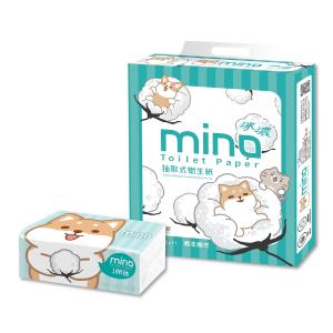 MINO洣濃柴語錄抽取式花紋紙100抽64包/箱