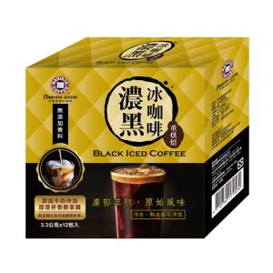 【西雅圖】濃黑冰咖啡重烘焙 (3.3g x 12入/盒)
