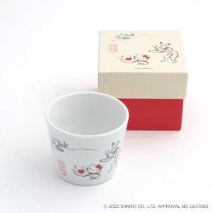 三麗鷗 Hello kitty聯名×鳥獸戲畫茶杯-平底鍋