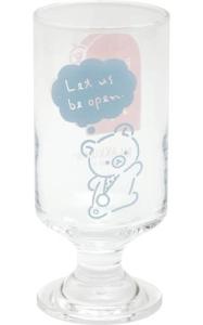 San-X 拉拉熊20周年紀念 高腳玻璃杯 280ml