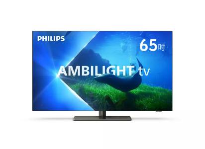 觀銘質感生活家電 【Philips 飛利浦】 65型4K 120Hz OLED Google TV智慧聯網顯示器 65OLED8