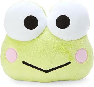 Sanrio 大眼蛙 (在小小的花園裡蛙鴨蛙鴨蛙) 絨布造型玩偶靠墊