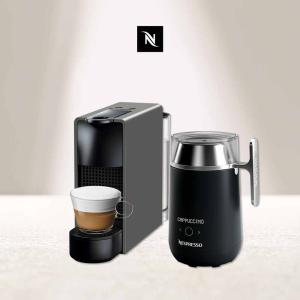 觀銘質感生活家電 Nespresso 膠囊咖啡機 Essenza Mini 優雅灰 Barista咖啡大師調理機 組合