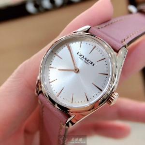 星晴錶業 COACH蔻馳手錶編號:CH00054 白色錶盤玫瑰金錶殼石英機芯簡約,時分中二針顯示 這個品牌的售後服務也是很棒的唷👍️👍️👍️👍️