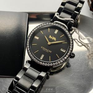 星晴錶業 COACH蔻馳手錶編號:CH00132 黑色錶盤銀錶殼石英機芯簡約,中二針顯示 這顏色搭配簡直作弊阿📝🤥
