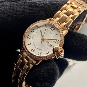 星晴錶業 COACH蔻馳手錶編號:CH00133 白色錶盤玫瑰金錶殼石英機芯簡約,中三針顯示 找星晴錶業鐘錶通路商，就是最優惠阿🈹🥩💸