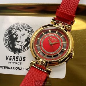 星晴錶業 VERSUSVERSACE凡賽斯手錶編號:VV00022 大紅色錶盤玫瑰金錶殼石英機芯鏤空,中二針顯示,透視 被閃到!!!⭐︎⭐︎⭐︎⭐︎⭐︎