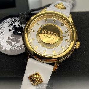 星晴錶業 VERSUSVERSACE凡賽斯手錶編號:VV00313 白色錶盤金色錶殼石英機芯立體懸浮雕刻 沒想到這個拍攝角度那麼好看🎥🎥✨✨