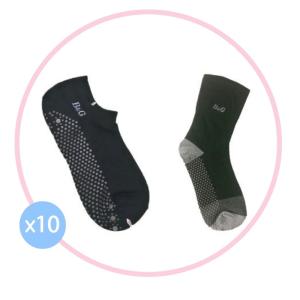 【京美】肌力神器 能量健康按摩襪10雙(船型or寬口)