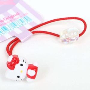 【箱子】Sanrio Kitty 塑膠造型髮束 S (紅坐...