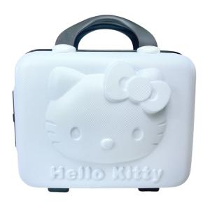 【箱子】三麗鷗 Kitty 立體手提鎖碼化妝箱