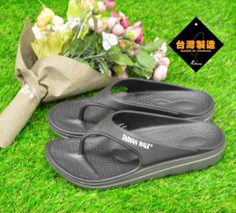 Taiwan walk 防水輕量運動夾腳拖鞋 S3901B 黑
