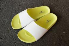 I am slippers 室內素胚塗鴉鞋  螢綠IS219