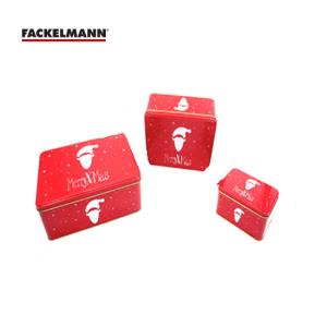 德國 法克漫 Fackelmann 聖誕錫盒3入組12268