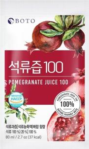 【Boto】紅石榴汁 (80ml*100包/箱)