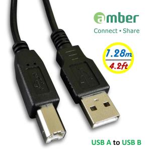 京徹【amber】傳輸線 USB A 轉 USB B_USB A t...