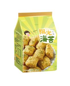 【箱購免運】十榖米同心餅(陽光海苔)150g x 12袋