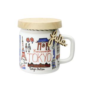 【日本IZAWA】城市果醬風馬克杯-東京(附木蓋)...