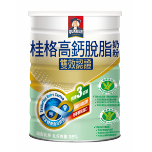 【桂格】高鈣脫脂奶粉-雙效認 1500g/罐