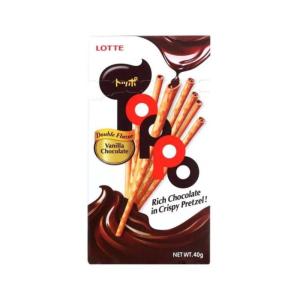 【樂天】Lotte 樂天巧克力口味夾心餅乾棒 40g*5盒 巧克力棒