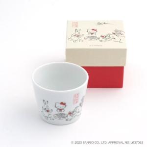 三麗鷗 Hello kitty聯名×鳥獸戲畫茶杯-茶