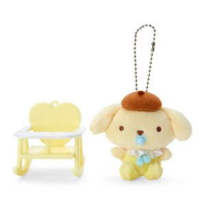 Sanrio 搖椅造型玩偶吊飾 布丁狗