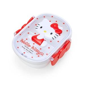 Sanrio kitty 日本製 抗菌 浮雕 扣式便當盒