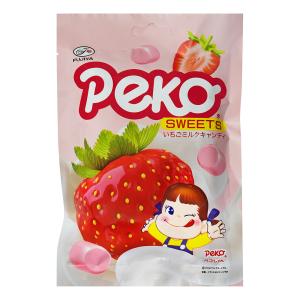 【不二家】 草莓牛乳糖 82g/包