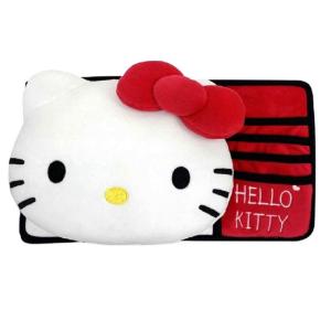 三麗鷗 車用造型絨毛遮陽板護套 (大臉款)Hello Kitty
