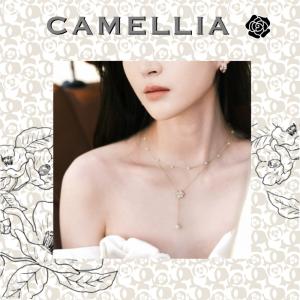FYM Camellia珍珠項鏈 雙層鎖骨鏈 將珍珠注入活力，混搭出時髦優雅