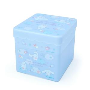 【三麗鷗】大耳狗 方形塑膠雙層收納盒(淺藍雲...