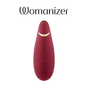 德國Womanizer Premium 2 吸吮愉悅器 |酒紅